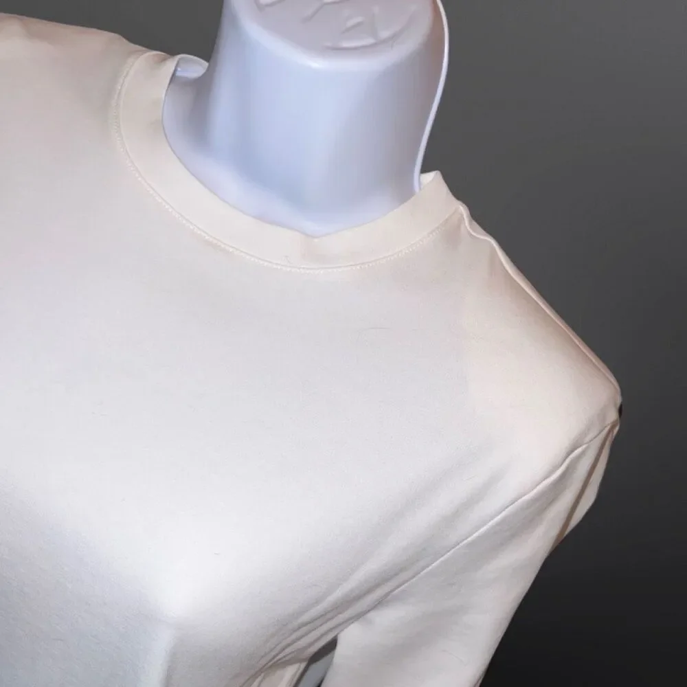 Babaton Shoulder Pad Core Off White Business Causal Tee T Shirt Size 2XS - Picture 2 of 6